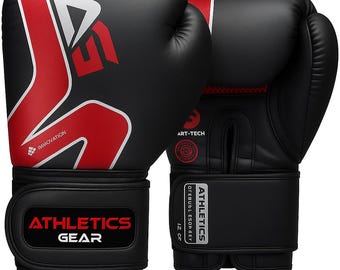 Kids & Adult Boxing Gloves Set: REX Leather MMA Training
