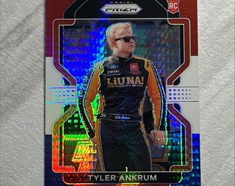 Tyler Ankrum - 2022 Panini Prizm NASCAR Racing Red White Blue Prizm Short Print - Rookie Card RC