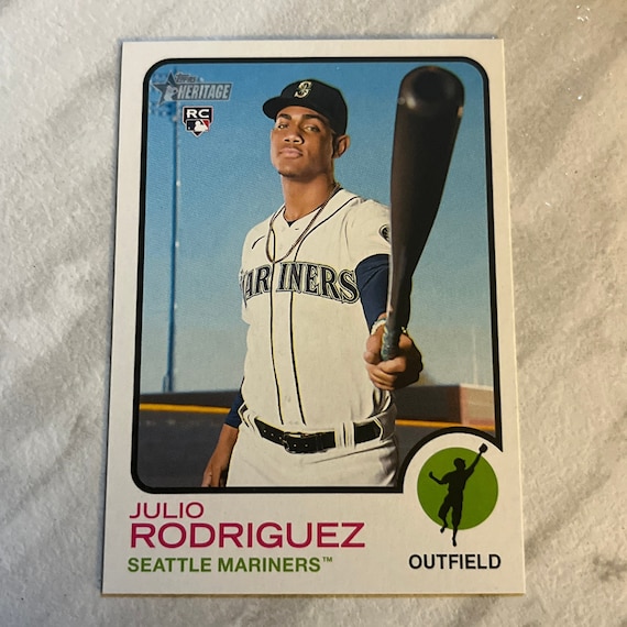 Julio Rodriguez RC - 2022 Topps Heritage #700 Seattle Mariners MLB 