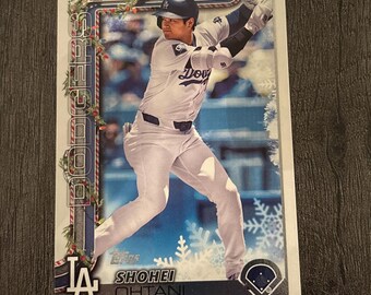 Shohei Ohtani - 2025 Topps Holiday Los Angeles Dodgers MLB Baseball Card