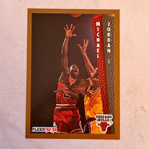 Michael Jordan - 1991 Fleer Basketball card #32 Chicago Bulls NBA HOF MJ Jordan