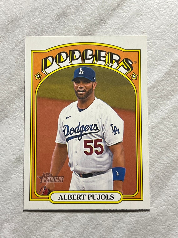 Albert Pujols - 2021 Topps Heritage #687 Los Angeles Dodgers MLB