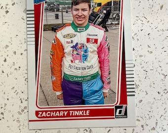 Zachary Tinkle - 2022 Donruss Racing RATED ROOKIE base card (RC)
