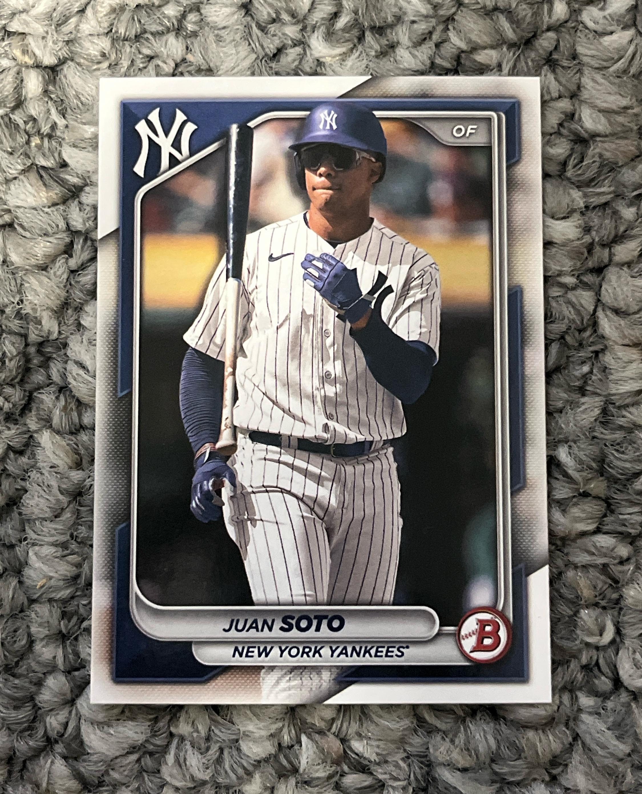 Juan Soto - 2024 New York Yankees Topps Baseball Card MLB NYY 