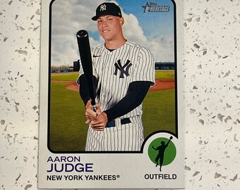 Aaron Judge - 2022 Topps Heritage #44 New York Yankees MLB baseball card