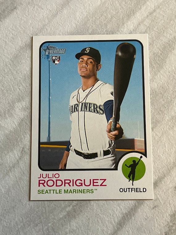 Julio Rodriguez RC - 2022 Topps Heritage #700 Seattle Mariners MLB 