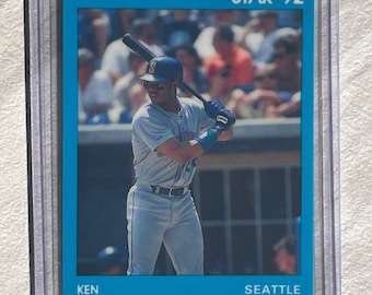 Ken Griffey Jr. - 1992 RARE Star Promo card Seattle Mariners baseball card Hall of Fame