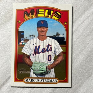 Marcus Stroman - 2021 Topps Heritage #579 New York Mets MLB baseball card