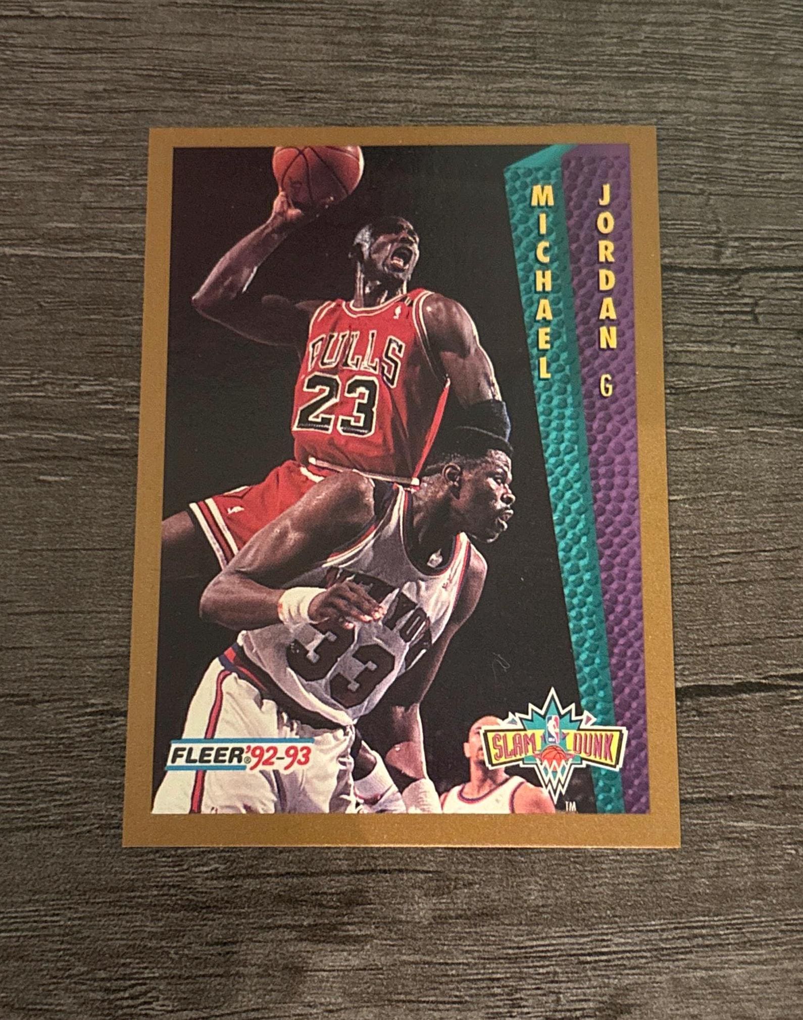 Michael Jordan - 1992 Fleer Slam Dunk (HOF) Hall of Fame - Chicago