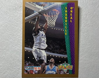 Shaquille O'Neal - 1992 Fleer Basketball ROOKIE Card #298 RC Orlando Magic NBA