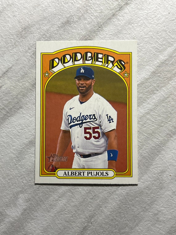 Albert Pujols - 2021 Topps Heritage #687 Los Angeles Dodgers MLB