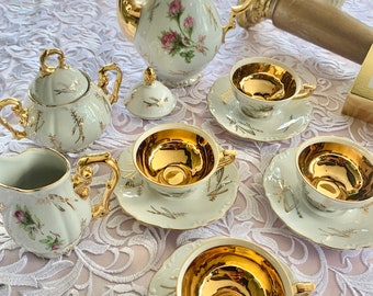 STUNNING TEA SET-Bavarian Royalty