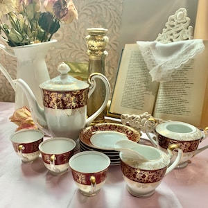 Gold china tea set -  México
