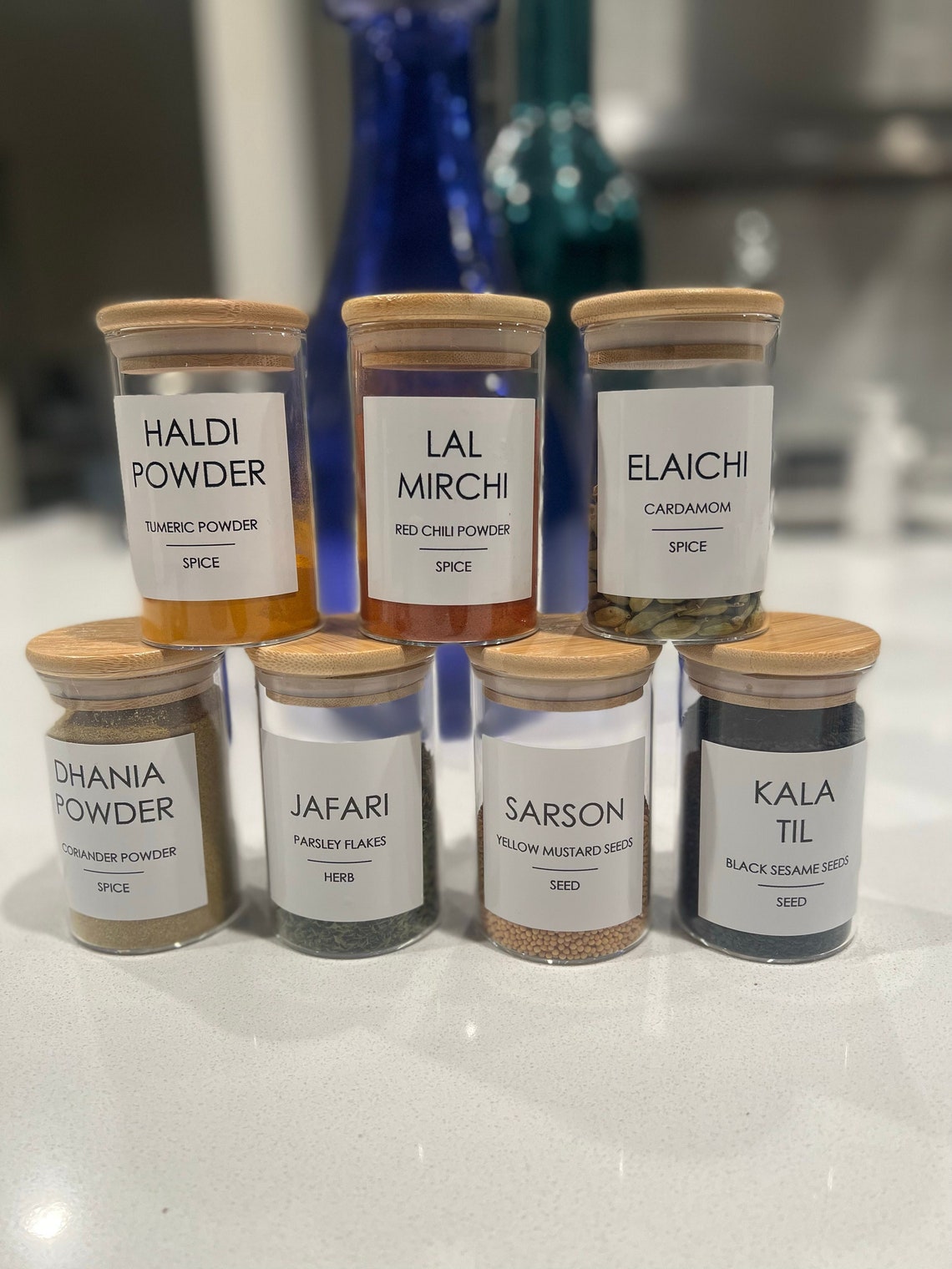 Masala Spice Labels Indian Spice Labels Pakistani Spice Etsy