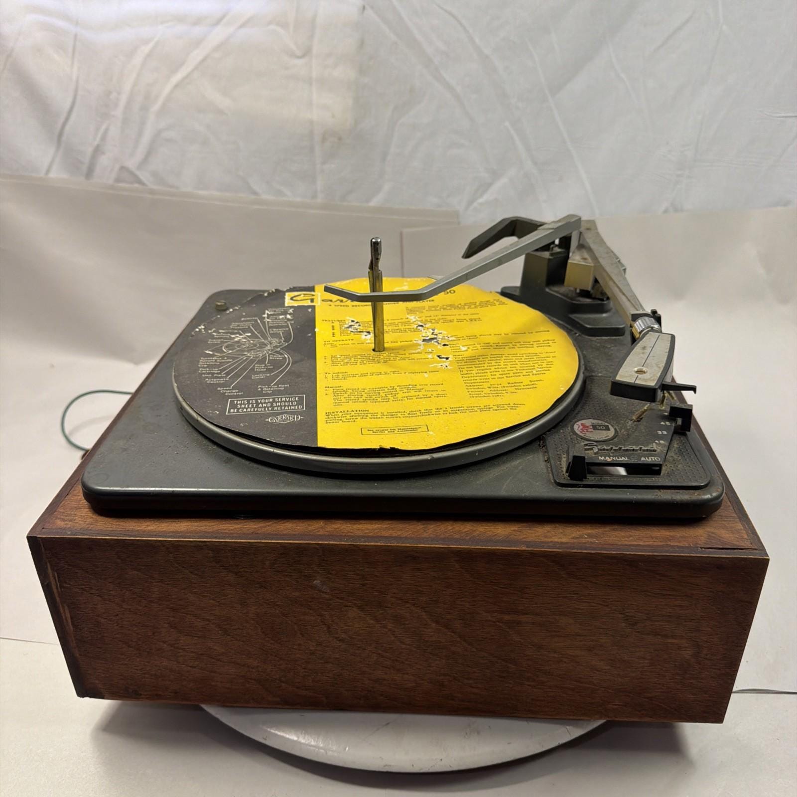 Garrard turntable - Etsy 日本