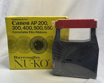 5 cintas de película corregibles Burroughs Nu-Kote Canon Ap11 Ap 200,300,400,500,550