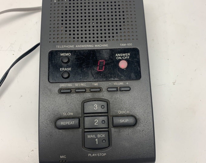 Sony Tam100 Telephone Answering Machine Etsy