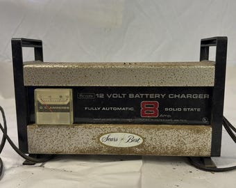 Sears 8 amp automatic battery charger model 608.71970