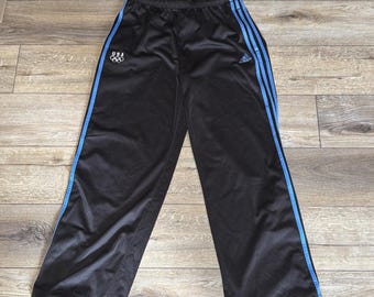 Vintage Adidas Logo Olympic Track Pants Size L
