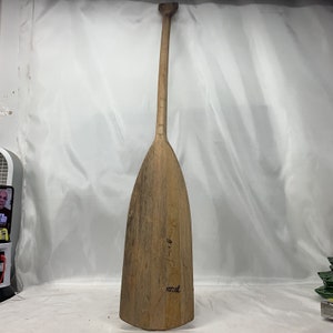 Vintage NAVAJO Brand USA Wood 48" Canoe Paddle Oar Lake Cabin