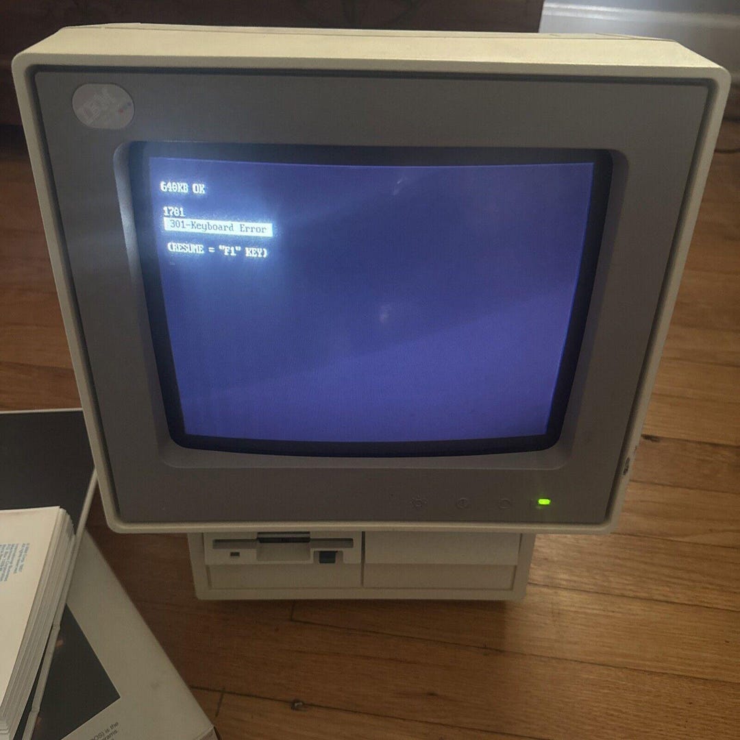 1987 IBM PS/2 Model 25 Type 8525 Powers on Including Software No ...