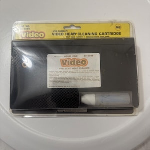 ビンテージ GC エレクトロニクス ビデオ クリーニング カートリッジ テープ VCR ヘッド用 (VHS 形式)