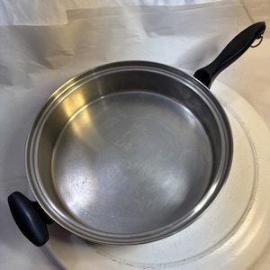 Chefs Ware Townecraft 11&quot; Multicore T304 Stainless Steel Skillet Fry Pan No Lid