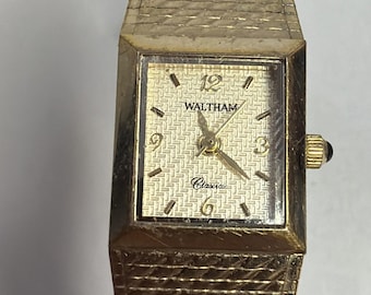 Vintage Waltham Vacuum Patina Tiger Dial Automatic Swiss Made