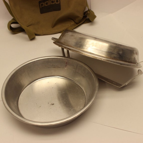 PALCO CANTEEN WORCESTER MA. U.S.A.. ALUMINUM ORIGINAL FLASK WW1 PATENT