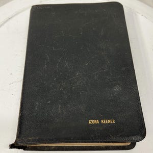 Biblia Sagrada Joya de Referencia de Versículos Holman, Prueba Antigua/Nueva. Concordancia de Cartas Rojas, década de 1970.