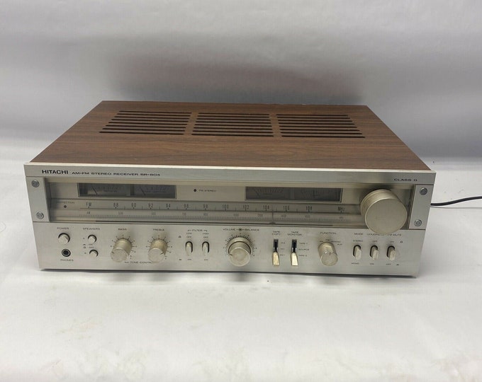 Hitachi SR804 Vintage Stereo Receiver Ready to Play and Enjoy Etsy