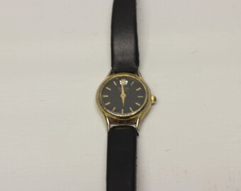 Bulova Quartz 10r Genuine Leather wristwatch for Men