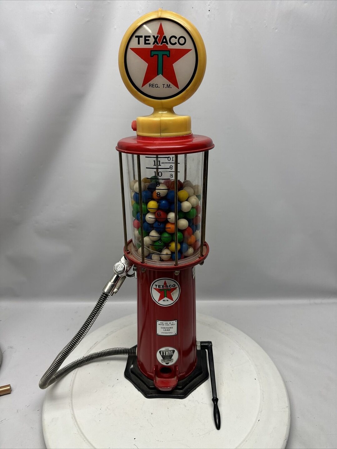 Vintage Texaco Mini Gas Pump Gumball Machine Read - Etsy