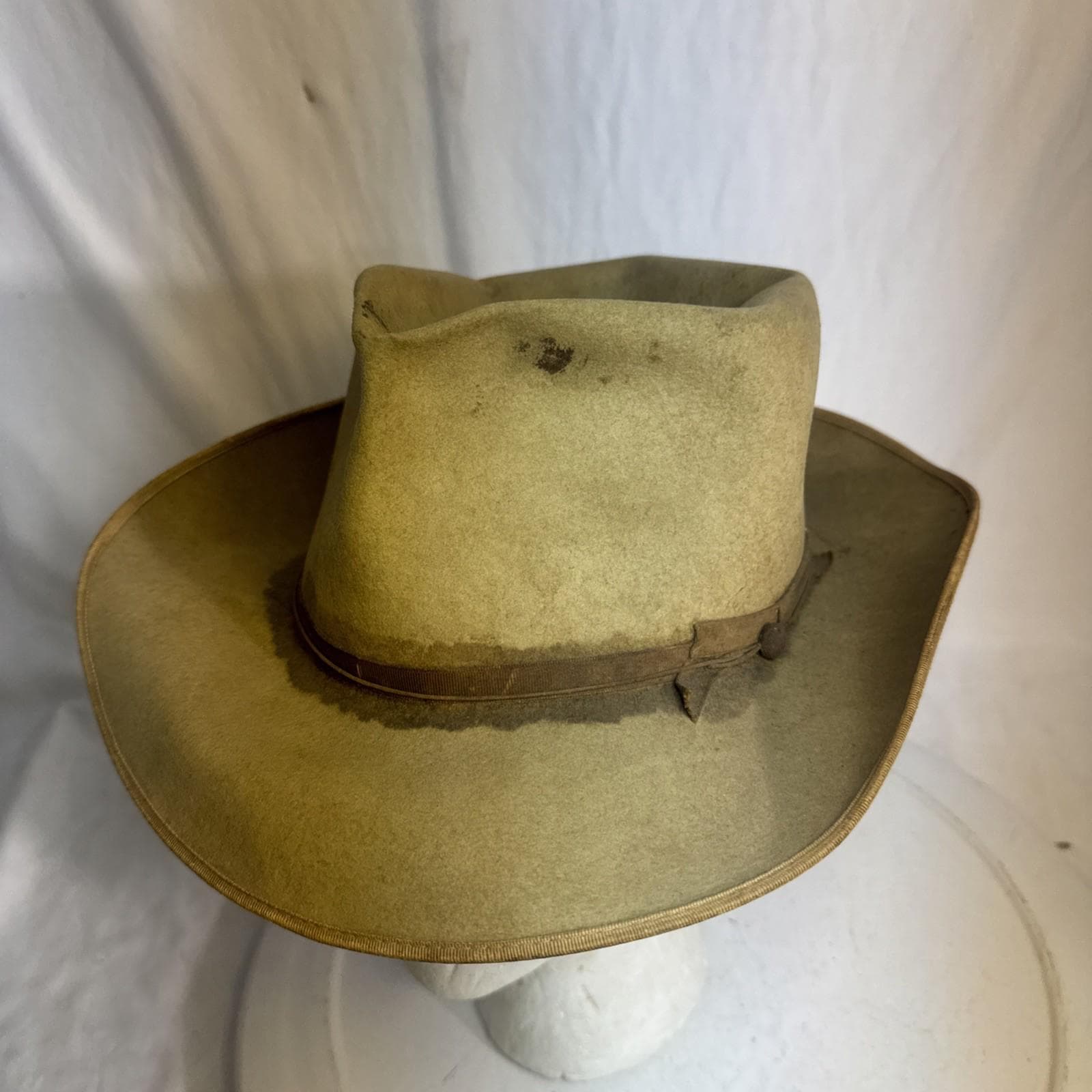 Royal Stetson VTG 60s Open Road Felt Hat Long Oval Size 7 1