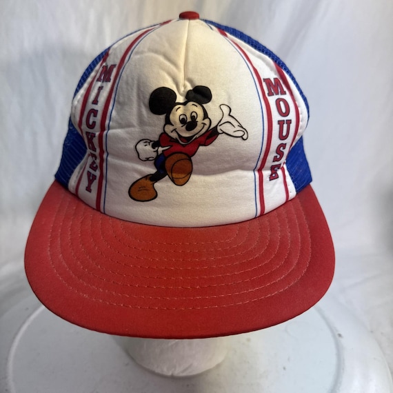 Vintage 1982 Mickey Mouse Walt Disney Baseball Hat Cap Snapback