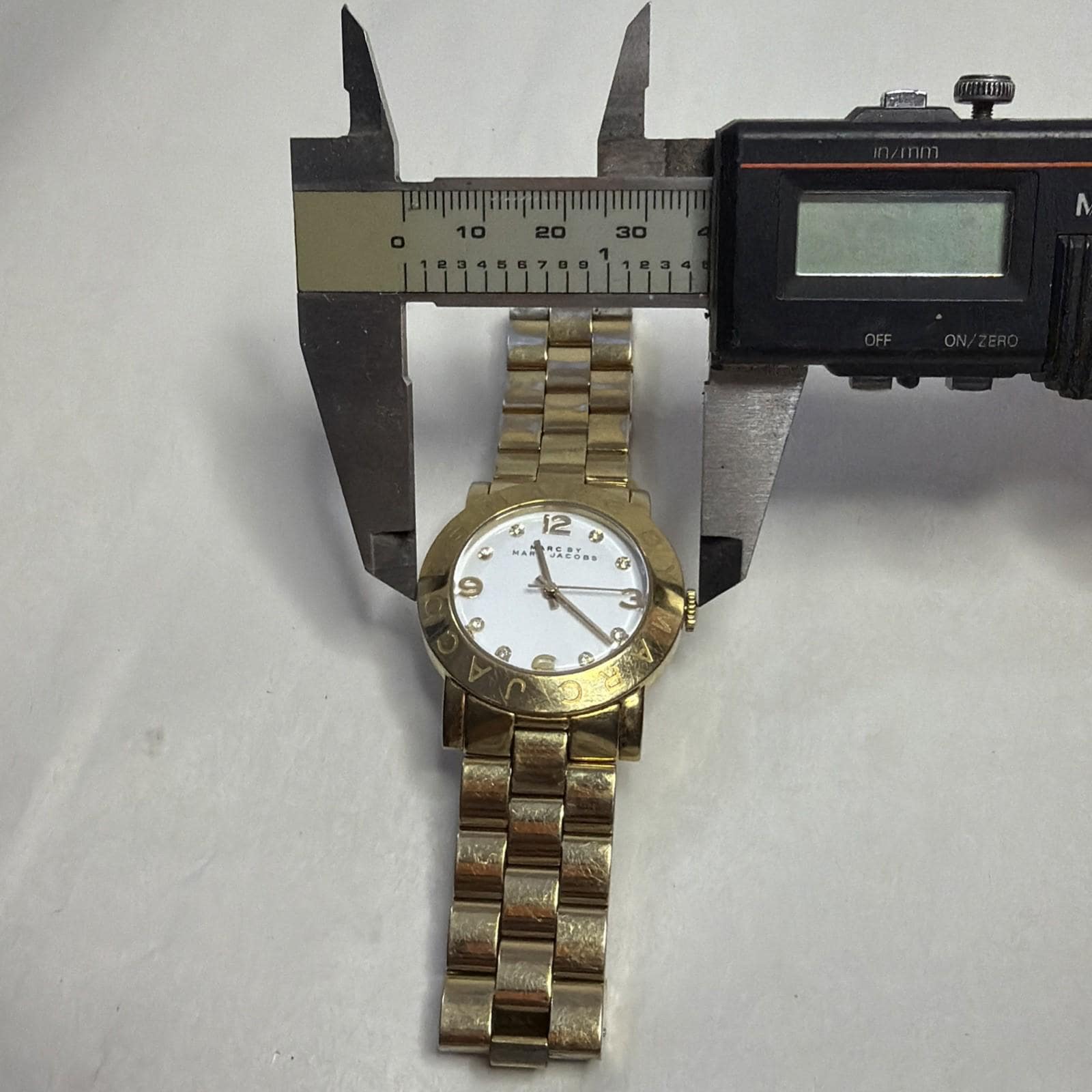 Marc by Marc Jacobs Amy MBM3056 Gold Tone White Watch Marc by Marc Jacobs MBM3056 Women main image 2
