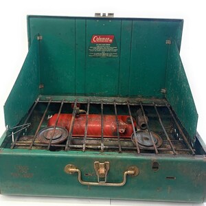 Vintage Coleman 413G Two Burner Stove - Etsy