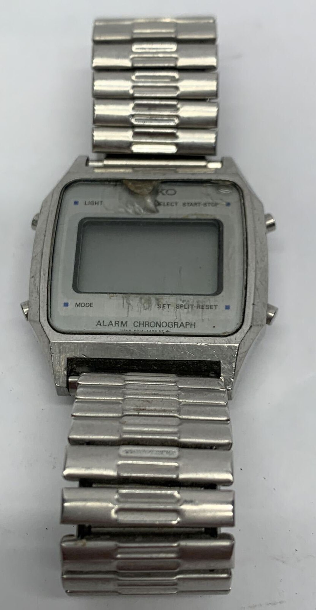 Vintage 1983 Seiko A914-5A09 LCD Men's Stainless Watch - Etsy