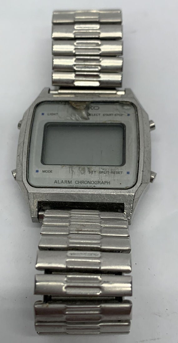 Vintage 1983 Seiko A914-5A09 LCD Men's Stainless Watch - Etsy Denmark