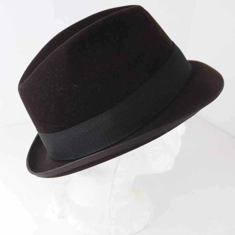 Vintage Men's Stetson Cowboy Fedora Hat USA Etsy