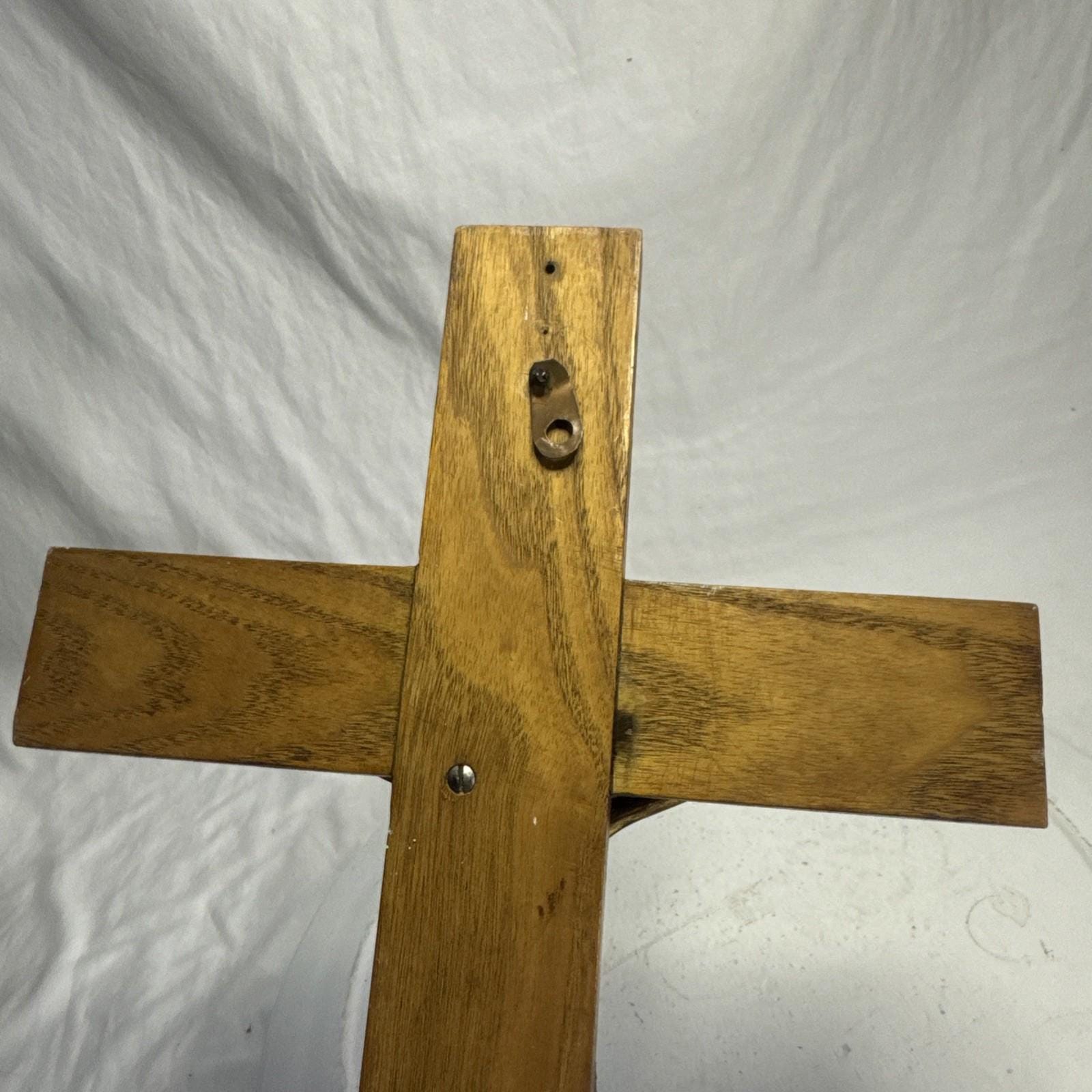 ヴィンテージオーク材 17インチ INRI 十字架 - Etsy 日本