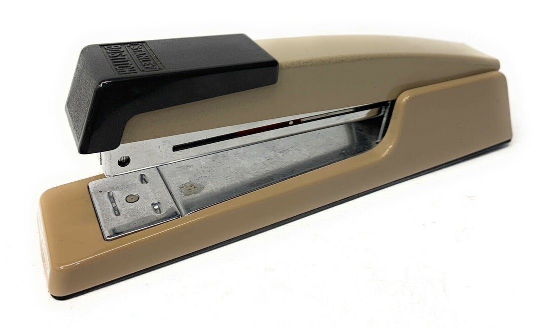 BOSTITCH Stapler Model B440 Tan Art Deco Office Desk Accessory Etsy