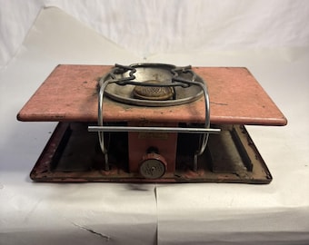 Vintage Coleman LP Gas Picnic Stove Model 5404 Red Color - in