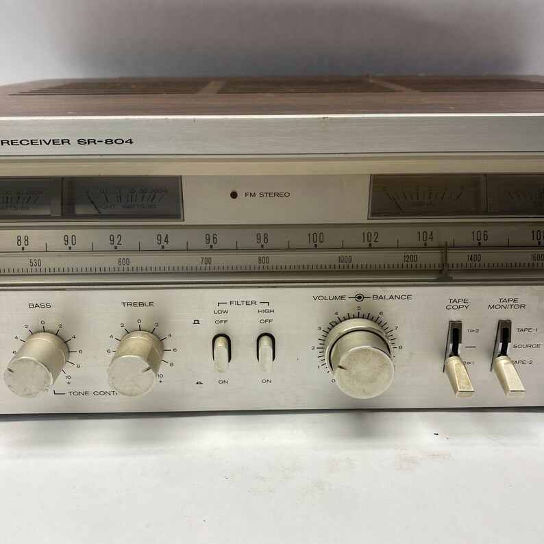 Hitachi SR804 Vintage Stereo Receiver Ready to Play and Enjoy Etsy