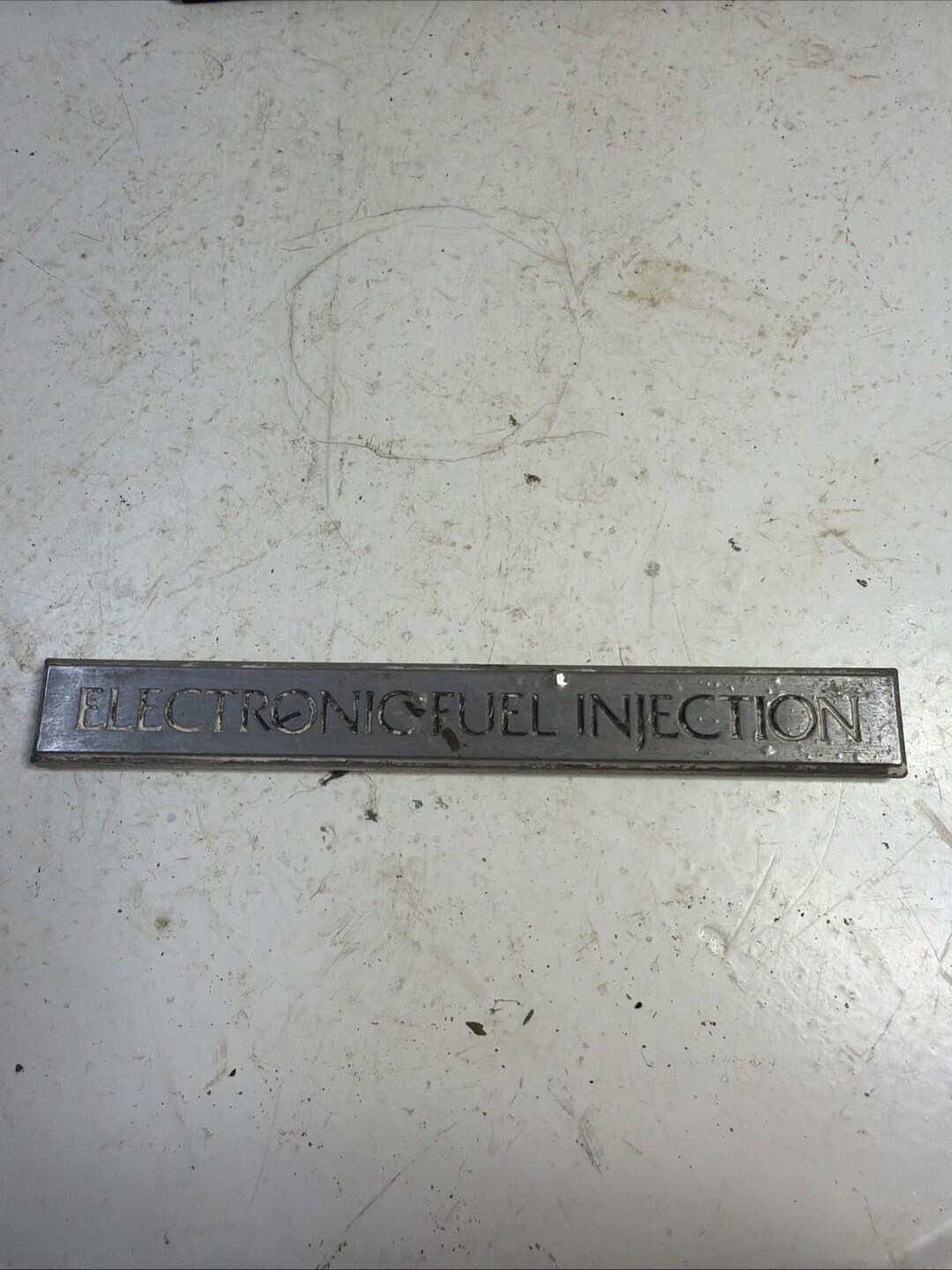 Ford Fuel Injection Emblems Ford Lincoln OEM Electronic Fuel Injection Vintage Emblem Badge Long ...