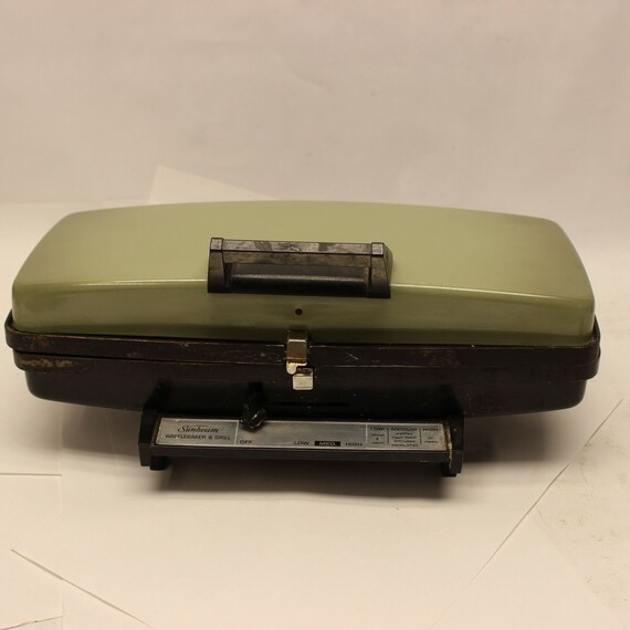 Vintage Sunbeam Waffle Baker and Grill Etsy