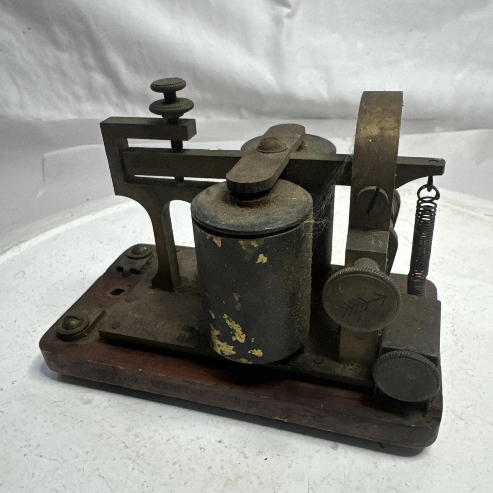 ANTIQUE WESTERN ELECTRIC RR Telegraph Relay No. 21 A 100 Ohms PAT July 21, 1903 $65.00