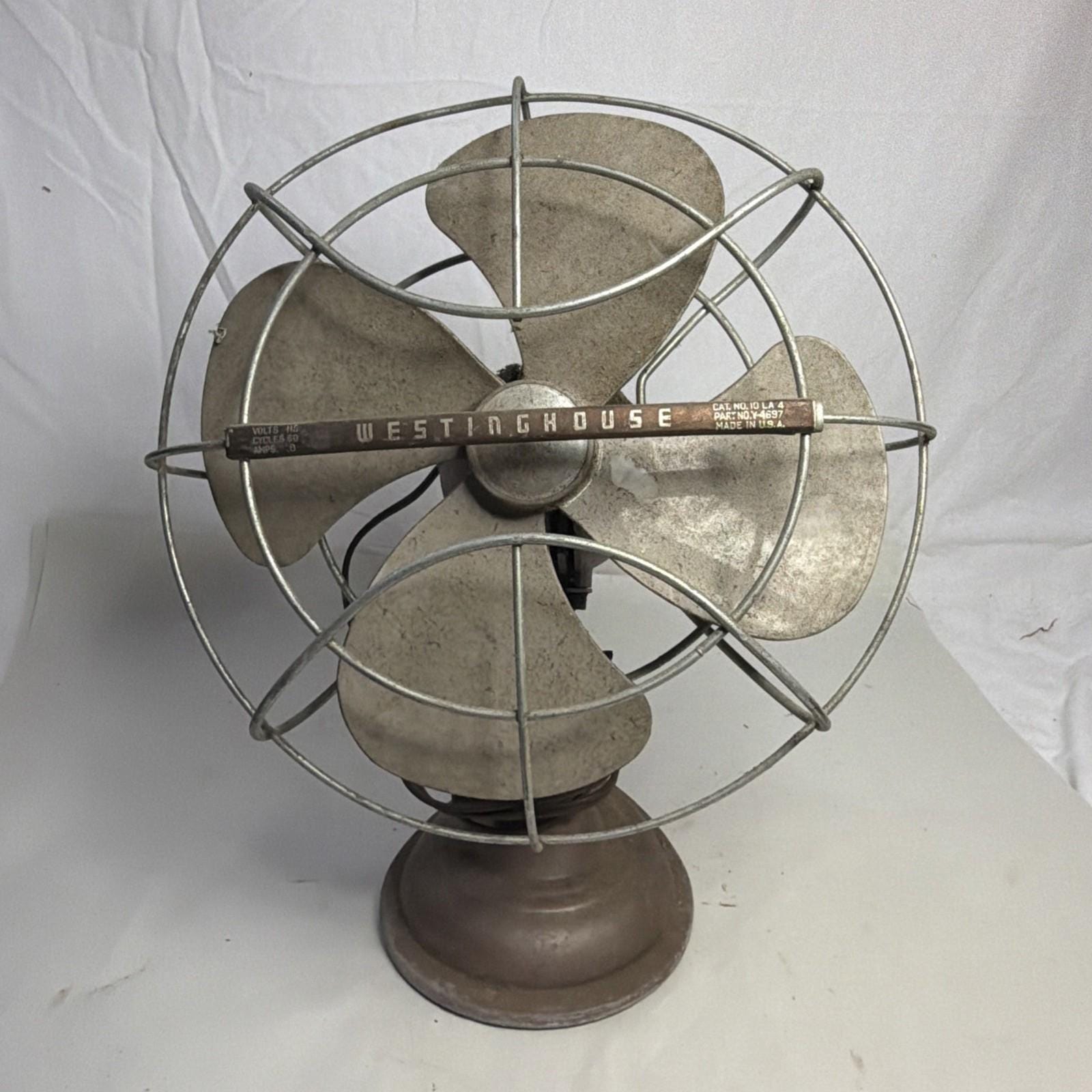 Vintage Westinghouse Oscillating Fan - Etsy