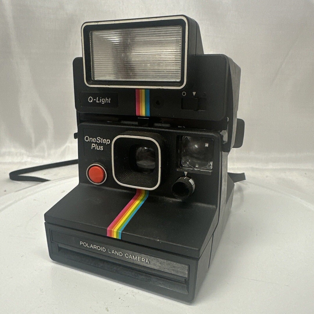 Vintage Polaroid One Step Plus Instant Land Camera With Q Light Flash Etsy