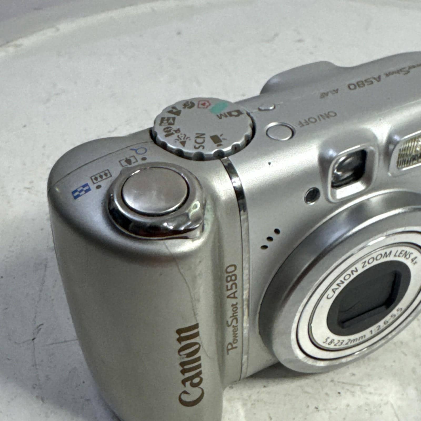 Buy Canon Powershot A580 8.0MP Digital Camera - Silver FOR PARTS